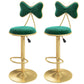 Scandinavian Style Adjustable Height Stools for Home Upholstered Bar Stools Green 2 Piece Set Bar Stool(31"H) Clearhalo 'Bar Furniture' 'Bar Stools' 'bar_stools' 'furn' 'furn_bar_stools' 'Furniture' 'furniture_bar_stools' 'Kitchen & Dining Furniture' 4808128