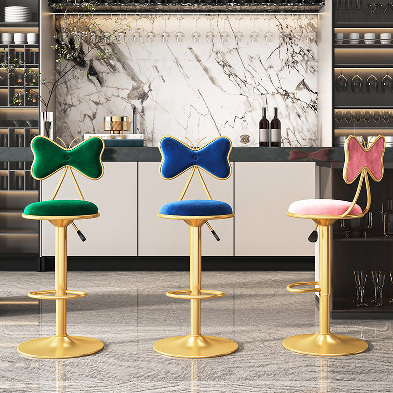 Scandinavian Style Adjustable Height Stools for Home Upholstered Bar Stools Clearhalo 'Bar Furniture' 'Bar Stools' 'bar_stools' 'furn' 'furn_bar_stools' 'Furniture' 'furniture_bar_stools' 'Kitchen & Dining Furniture' 4808129
