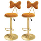 Scandinavian Style Adjustable Height Stools for Home Upholstered Bar Stools Orange 2 Piece Set Bar Stool(31"H) Clearhalo 'Bar Furniture' 'Bar Stools' 'bar_stools' 'furn' 'furn_bar_stools' 'Furniture' 'furniture_bar_stools' 'Kitchen & Dining Furniture' 4808132