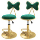 Scandinavian Style Adjustable Height Stools for Home Upholstered Bar Stools Green 2 Piece Set Short Stool(22"H) Clearhalo 'Bar Furniture' 'Bar Stools' 'bar_stools' 'furn' 'furn_bar_stools' 'Furniture' 'furniture_bar_stools' 'Kitchen & Dining Furniture' 4808138