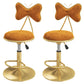 Scandinavian Style Adjustable Height Stools for Home Upholstered Bar Stools Orange 2 Piece Set Short Stool(22"H) Clearhalo 'Bar Furniture' 'Bar Stools' 'bar_stools' 'furn' 'furn_bar_stools' 'Furniture' 'furniture_bar_stools' 'Kitchen & Dining Furniture' 4808139