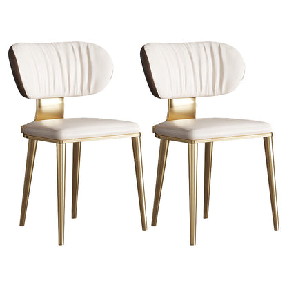 Luxury Sintered Stone Top Dining Set Rectangle 1/2/5/6/7 Pieces Kitchen Table with Chairs 2 White Chairs Clearhalo 'Dining Room Sets' 'Dining Tables & Seating' 'dining_room_set' 'furn' 'furn_dining_room_set' 'Furniture' 'furniture_dining_room_set' 'Kitchen & Dining Furniture' 4808144