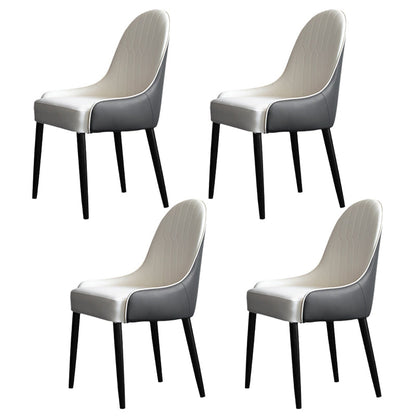 Modern Round Dinette Set 1/3/4/5/7 Pieces Sintered Stone Dining Table Set with Turntable 4 Beige Chairs Clearhalo 'Dining Room Sets' 'Dining Tables & Seating' 'dining_room_set' 'furn' 'furn_dining_room_set' 'Furniture' 'furniture_dining_room_set' 'Kitchen & Dining Furniture' 4808162