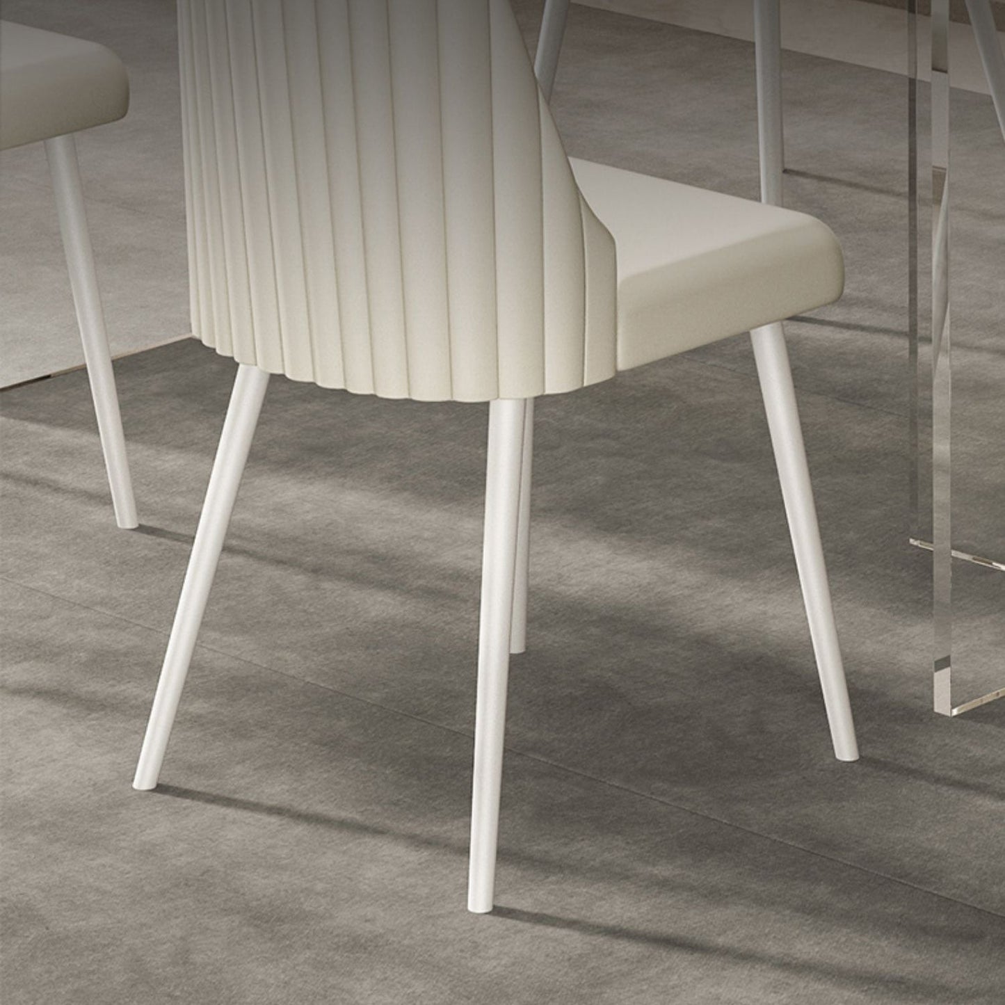 Designer Style Sintered Stone Dining Set Rectangle 1/2/5/7 Pieces Dining Table with Chairs Clearhalo 'Dining Room Sets' 'Dining Tables & Seating' 'dining_room_set' 'furn' 'furn_dining_room_set' 'Furniture' 'furniture_dining_room_set' 'Kitchen & Dining Furniture' 4808186