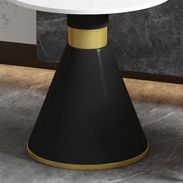 Glam Sintered Stone Dining Table Set 1/2/3/4/5 Pieces Dining Set for Dining Areas Clearhalo 'Dining Room Sets' 'Dining Tables & Seating' 'dining_room_set' 'furn' 'furn_dining_room_set' 'Furniture' 'furniture_dining_room_set' 'Kitchen & Dining Furniture' 4808209