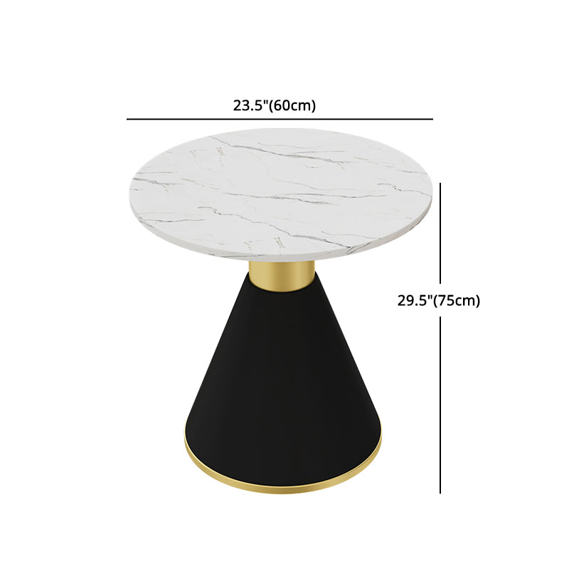 Glam Sintered Stone Dining Table Set 1/2/3/4/5 Pieces Dining Set for Dining Areas Clearhalo 'Dining Room Sets' 'Dining Tables & Seating' 'dining_room_set' 'furn' 'furn_dining_room_set' 'Furniture' 'furniture_dining_room_set' 'Kitchen & Dining Furniture' 4808212