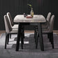 Modern Ash Wood Dinette Set 1/2/4/5/7 Pieces Dining Table Set with Grey Sintered Stone Top 5 Pieces: Table, 4 Grey Chairs Clearhalo 'Dining Room Sets' 'Dining Tables & Seating' 'dining_room_set' 'furn' 'furn_dining_room_set' 'Furniture' 'furniture_dining_room_set' 'Kitchen & Dining Furniture' 4808390