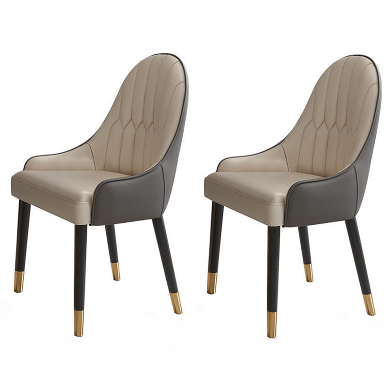 Luxury Rectangle Sintered Stone Top Dining Set 1/2/5/6/7 Pieces Dining Table with Chairs 2 White Chairs Clearhalo 'Dining Room Sets' 'Dining Tables & Seating' 'dining_room_set' 'furn' 'furn_dining_room_set' 'Furniture' 'furniture_dining_room_set' 'Kitchen & Dining Furniture' 4808468