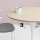 Modern Style Round Table Wooden Dining Table with Pedestal Base for Kitchen Clearhalo 'Bar Furniture' 'Bar Tables' 'bar_tables' 'Dining Tables & Seating' 'Dining Tables' 'dining_table' 'furn' 'furn_bar_tables' 'Furniture' 'furniture_dining_table' 'Kitchen & Dining Furniture' 'kitchen' 'kitchen_dining_table' 4808485