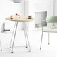 Modern Round Dining Table Wooden Dining Table with Metal Base for Kitchen Clearhalo 'Bar Furniture' 'Bar Tables' 'bar_tables' 'Dining Tables & Seating' 'Dining Tables' 'dining_table' 'furn' 'furn_bar_tables' 'Furniture' 'furniture_dining_table' 'Kitchen & Dining Furniture' 'kitchen' 'kitchen_dining_table' 4808508