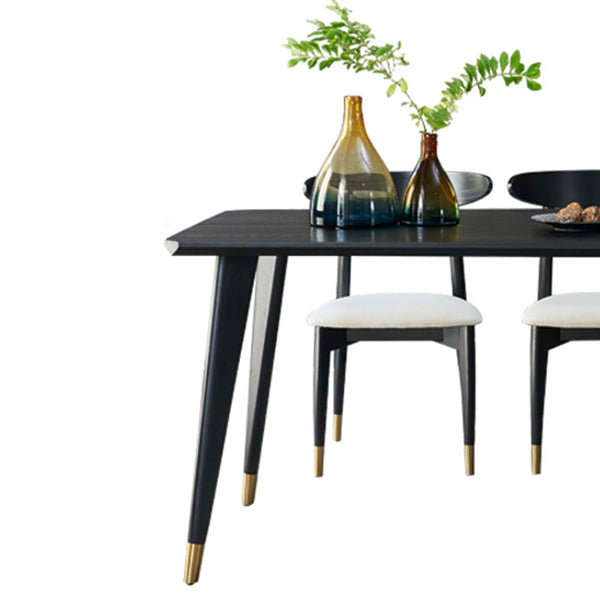 Solid Wood Traditional Luxury Rectangle Indoor Table Ash Wood Table with 4 Legs Clearhalo 'Dining Tables & Seating' 'Dining Tables' 'dining_table' 'furn' 'furn_dining_table' 'Furniture' 'furniture_dining_table' 'Kitchen & Dining Furniture' 'kitchen' 'kitchen_dining_table' 4808586