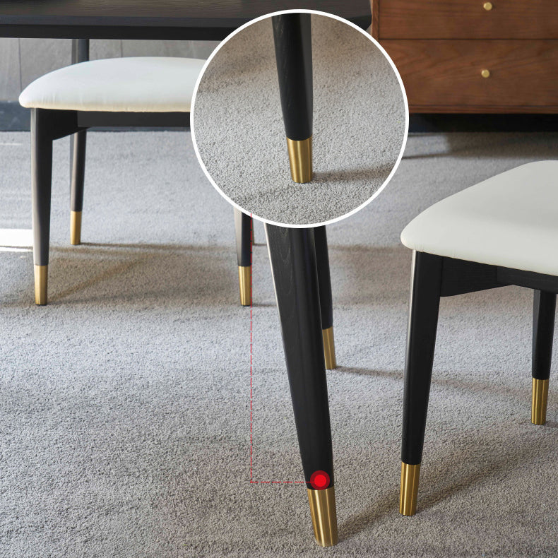 Solid Wood Traditional Luxury Rectangle Indoor Table Ash Wood Table with 4 Legs Clearhalo 'Dining Tables & Seating' 'Dining Tables' 'dining_table' 'furn' 'furn_dining_table' 'Furniture' 'furniture_dining_table' 'Kitchen & Dining Furniture' 'kitchen' 'kitchen_dining_table' 4808588