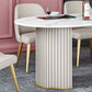 Luxury Sintered Stone Top Dining Table Oval Table with Double Pedestal for Restaurant Clearhalo 'Dining Tables & Seating' 'Dining Tables' 'dining_table' 'furn' 'furn_dining_table' 'Furniture' 'furniture_dining_table' 'Kitchen & Dining Furniture' 'kitchen' 'kitchen_dining_table' 4808658