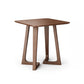 Modern Pine Solid Wood Dining Table Double Pedestal Dining Table for Dining Room Square Walnut Clearhalo 'Dining Tables & Seating' 'Dining Tables' 'dining_table' 'furn' 'furn_dining_table' 'Furniture' 'furniture_dining_table' 'Kitchen & Dining Furniture' 'kitchen' 'kitchen_dining_table' 4808763