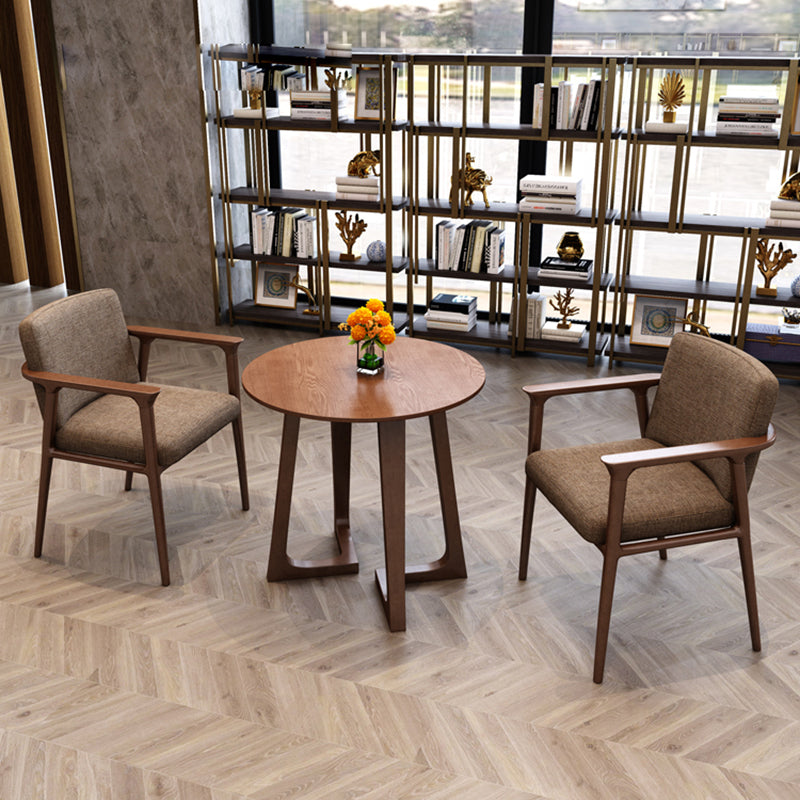 Modern Pine Solid Wood Dining Table Double Pedestal Dining Table for Dining Room Clearhalo 'Dining Tables & Seating' 'Dining Tables' 'dining_table' 'furn' 'furn_dining_table' 'Furniture' 'furniture_dining_table' 'Kitchen & Dining Furniture' 'kitchen' 'kitchen_dining_table' 4808774