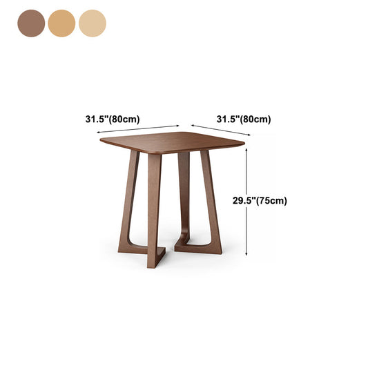 Modern Pine Solid Wood Dining Table Double Pedestal Dining Table for Dining Room Clearhalo 'Dining Tables & Seating' 'Dining Tables' 'dining_table' 'furn' 'furn_dining_table' 'Furniture' 'furniture_dining_table' 'Kitchen & Dining Furniture' 'kitchen' 'kitchen_dining_table' 4808781
