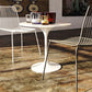 Contemporary Top Dining Table Round Dining Table with Pedestal Base Clearhalo 'Dining Tables & Seating' 'Dining Tables' 'dining_table' 'furn' 'furn_dining_table' 'Furniture' 'furniture_dining_table' 'Kitchen & Dining Furniture' 'kitchen' 'kitchen_dining_table' 4808809
