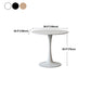 Contemporary Top Dining Table Round Dining Table with Pedestal Base Clearhalo 'Dining Tables & Seating' 'Dining Tables' 'dining_table' 'furn' 'furn_dining_table' 'Furniture' 'furniture_dining_table' 'Kitchen & Dining Furniture' 'kitchen' 'kitchen_dining_table' 4808819