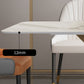 Luxury Sintered Stone Dining Table Rectangle Table with Single Pedestal in Gold Clearhalo 'Dining Tables & Seating' 'Dining Tables' 'dining_table' 'furn' 'furn_dining_table' 'Furniture' 'furniture_dining_table' 'Kitchen & Dining Furniture' 'kitchen' 'kitchen_dining_table' 4808827