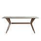 Medieval Modern Sintered Stone Top Dining Table Rectangle Kitchen Table with 4 Legs Gray Without Chairs Clearhalo 'Dining Tables & Seating' 'Dining Tables' 'dining_table' 'furn' 'furn_dining_table' 'Furniture' 'furniture_dining_table' 'Kitchen & Dining Furniture' 'kitchen' 'kitchen_dining_table' 4808861