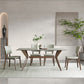 Medieval Modern Sintered Stone Top Dining Table Rectangle Kitchen Table with 4 Legs Clearhalo 'Dining Tables & Seating' 'Dining Tables' 'dining_table' 'furn' 'furn_dining_table' 'Furniture' 'furniture_dining_table' 'Kitchen & Dining Furniture' 'kitchen' 'kitchen_dining_table' 4808867