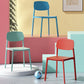 Nordic Style Open Back Dining Side Chair for Home Plastic Dining Armless Chair Clearhalo 'Dining Chairs' 'Dining Tables & Seating' 'dining_chair' 'furn' 'furn_dining_chair' 'Furniture' 'furniture_dining_chair' 'Kitchen & Dining Furniture' 4808911