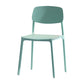 Nordic Style Open Back Dining Side Chair for Home Plastic Dining Armless Chair Green 1 Piece Clearhalo 'Dining Chairs' 'Dining Tables & Seating' 'dining_chair' 'furn' 'furn_dining_chair' 'Furniture' 'furniture_dining_chair' 'Kitchen & Dining Furniture' 4808920
