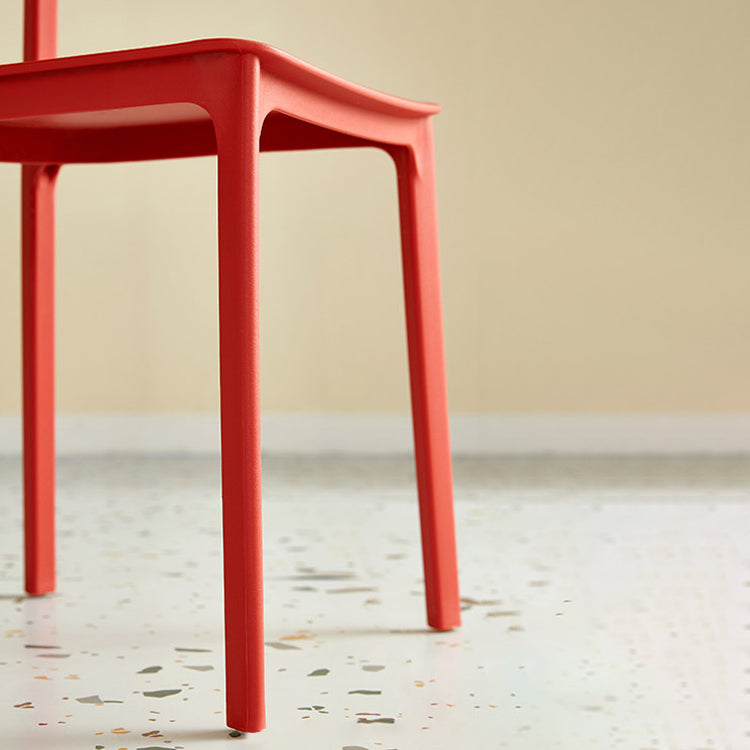 Nordic Style Open Back Dining Side Chair for Home Plastic Dining Armless Chair Clearhalo 'Dining Chairs' 'Dining Tables & Seating' 'dining_chair' 'furn' 'furn_dining_chair' 'Furniture' 'furniture_dining_chair' 'Kitchen & Dining Furniture' 4808921