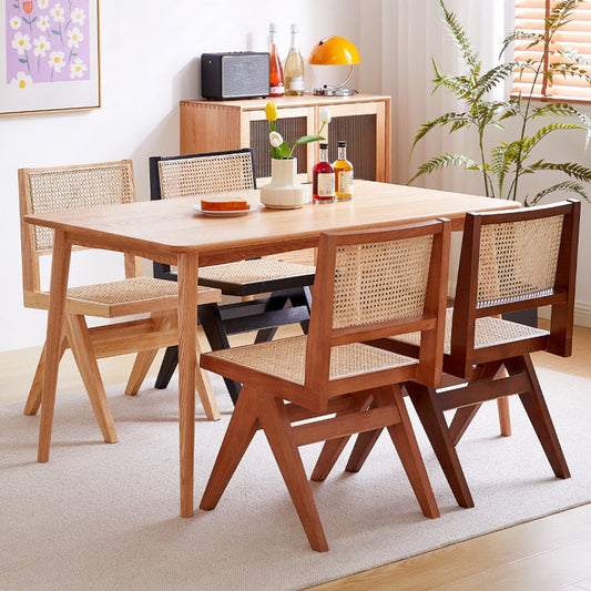 Nordic Style Wood Side Dining Chairs Open Back Dining Side Chair Clearhalo 'Dining Chairs' 'Dining Tables & Seating' 'dining_chair' 'furn' 'furn_dining_chair' 'Furniture' 'furniture_dining_chair' 'Kitchen & Dining Furniture' 4808933