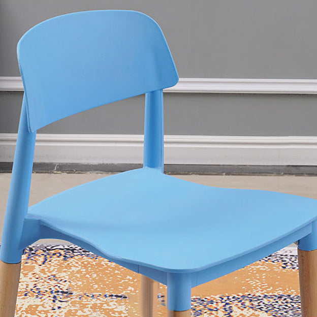 Wood Scandinavian Kitchen Dining Room Chair Open Back Side Chair Clearhalo 'Dining Chairs' 'Dining Tables & Seating' 'dining_chair' 'furn' 'furn_dining_chair' 'Furniture' 'furniture_dining_chair' 'Kitchen & Dining Furniture' 4808958