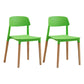 Wood Scandinavian Kitchen Dining Room Chair Open Back Side Chair Green 2 Piece Set Clearhalo 'Dining Chairs' 'Dining Tables & Seating' 'dining_chair' 'furn' 'furn_dining_chair' 'Furniture' 'furniture_dining_chair' 'Kitchen & Dining Furniture' 4808970