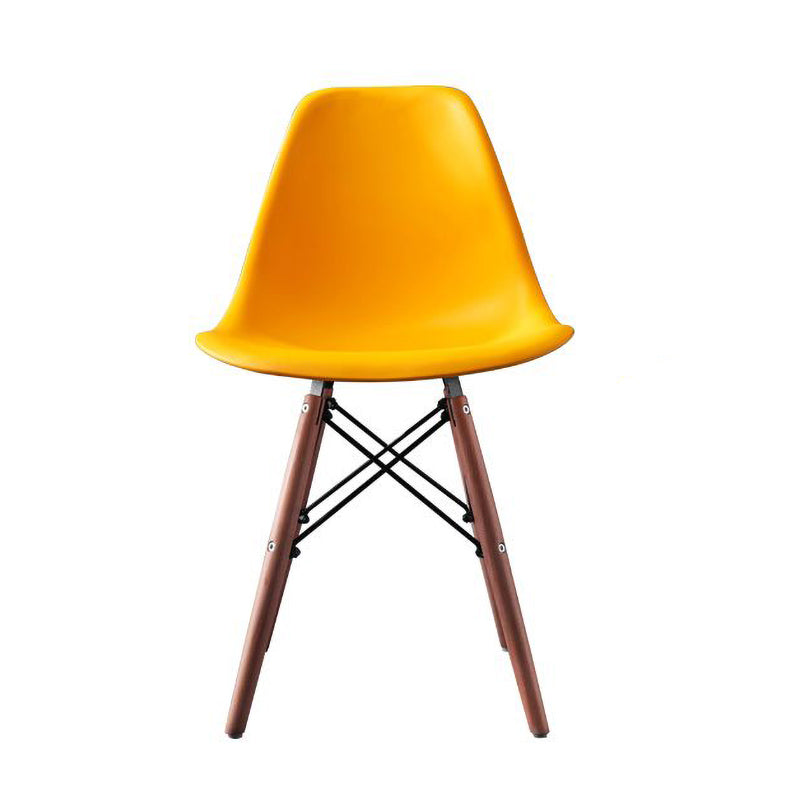 Scandinavian Wood Kitchen Dining Room Chair Open Back Side Chair Clearhalo 'Dining Chairs' 'Dining Tables & Seating' 'dining_chair' 'Furniture' 'furniture_dining_chair' 'Kitchen & Dining Furniture' 4809008