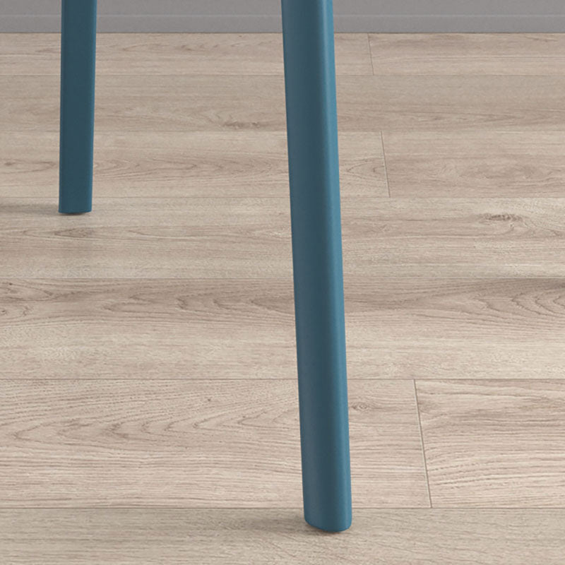 Contemporary Style Stackable Chair Kitchen Armless Chair with Plastic Legs Clearhalo 'Dining Chairs' 'Dining Tables & Seating' 'dining_chair' 'Furniture' 'furniture_dining_chair' 'Kitchen & Dining Furniture' 4809055