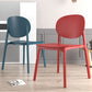 Contemporary Style Stackable Chair Kitchen Armless Chair with Plastic Legs Clearhalo 'Dining Chairs' 'Dining Tables & Seating' 'dining_chair' 'Furniture' 'furniture_dining_chair' 'Kitchen & Dining Furniture' 4809065