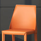 Leather Contemporary Modern Indoor-Outdoor Side Chair Parsons Chair Clearhalo 'Dining Chairs' 'Dining Tables & Seating' 'dining_chair' 'furn' 'furn_dining_chair' 'Furniture' 'furniture_dining_chair' 'Kitchen & Dining Furniture' 4809089