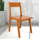 Contemporary Style Open Back Chair Wood Kitchen Dining Armless Chair Clearhalo 'Dining Chairs' 'Dining Tables & Seating' 'dining_chair' 'furn' 'furn_dining_chair' 'Furniture' 'furniture_dining_chair' 'Kitchen & Dining Furniture' 4809112