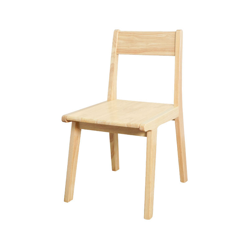 Contemporary Style Open Back Chair Wood Kitchen Dining Armless Chair Clearhalo 'Dining Chairs' 'Dining Tables & Seating' 'dining_chair' 'furn' 'furn_dining_chair' 'Furniture' 'furniture_dining_chair' 'Kitchen & Dining Furniture' 4809117