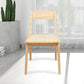 Contemporary Style Open Back Chair Wood Kitchen Dining Armless Chair Clearhalo 'Dining Chairs' 'Dining Tables & Seating' 'dining_chair' 'furn' 'furn_dining_chair' 'Furniture' 'furniture_dining_chair' 'Kitchen & Dining Furniture' 4809126