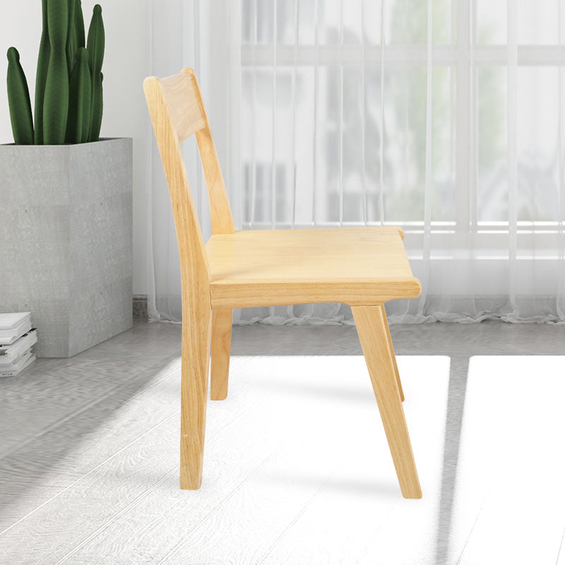 Contemporary Style Open Back Chair Wood Kitchen Dining Armless Chair Clearhalo 'Dining Chairs' 'Dining Tables & Seating' 'dining_chair' 'furn' 'furn_dining_chair' 'Furniture' 'furniture_dining_chair' 'Kitchen & Dining Furniture' 4809129