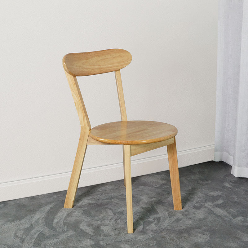 Contemporary Style Open Back Chairs Wood Kitchen Armless Chair Wood 1 Piece Clearhalo 'Dining Chairs' 'Dining Tables & Seating' 'dining_chair' 'furn' 'furn_dining_chair' 'Furniture' 'furniture_dining_chair' 'Kitchen & Dining Furniture' 4809133