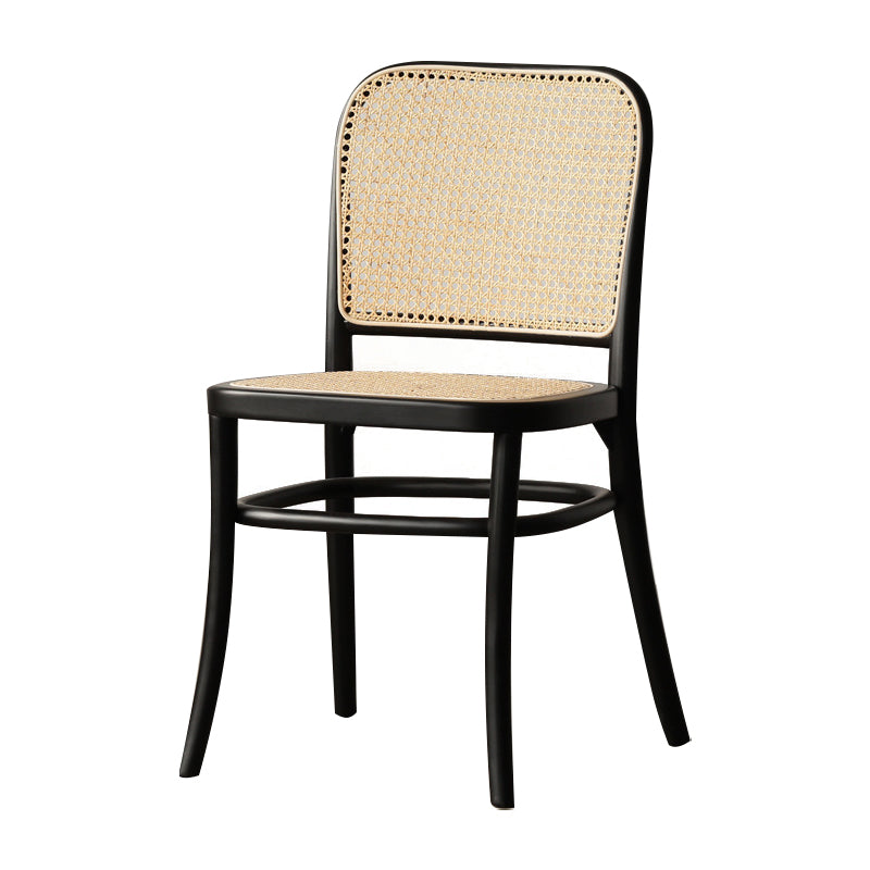 Nordic Style Armless Open Back Chairs for Home Wood Legs Dining Side Chairs Clearhalo 'Dining Chairs' 'Dining Tables & Seating' 'dining_chair' 'furn' 'furn_dining_chair' 'Furniture' 'furniture_dining_chair' 'Kitchen & Dining Furniture' 4809231