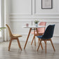 Modern Style Chairs Kitchen Armless Side Chair with Wooden Legs Clearhalo 'Dining Chairs' 'Dining Tables & Seating' 'dining_chair' 'Furniture' 'furniture_dining_chair' 'Kitchen & Dining Furniture' 4809304