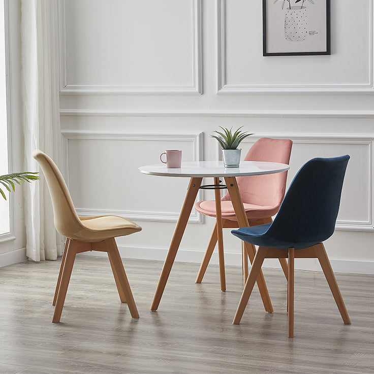 Modern Style Chairs Kitchen Armless Side Chair with Wooden Legs Clearhalo 'Dining Chairs' 'Dining Tables & Seating' 'dining_chair' 'Furniture' 'furniture_dining_chair' 'Kitchen & Dining Furniture' 4809304