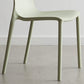 Plastic Scandinavian Dining Kitchen Room Side Chair Solid Back Chair Clearhalo 'Dining Chairs' 'Dining Tables & Seating' 'dining_chair' 'Furniture' 'furniture_dining_chair' 'Kitchen & Dining Furniture' 4809347