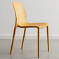 Plastic Scandinavian Dining Kitchen Room Side Chair Solid Back Chair Ginger 1 Piece Clearhalo 'Dining Chairs' 'Dining Tables & Seating' 'dining_chair' 'Furniture' 'furniture_dining_chair' 'Kitchen & Dining Furniture' 4809362