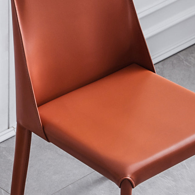 Contemporary Style Chairs Kitchen Armless Side Chair with Metal Legs Clearhalo 'Dining Chairs' 'Dining Tables & Seating' 'dining_chair' 'furn' 'furn_dining_chair' 'Furniture' 'furniture_dining_chair' 'Kitchen & Dining Furniture' 4809377