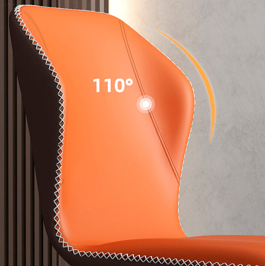 Metal Modern Contemporary Indoor-Outdoor Chair Wingback Side Chair Clearhalo 'Dining Chairs' 'Dining Tables & Seating' 'dining_chair' 'Furniture' 'furniture_dining_chair' 'Kitchen & Dining Furniture' 4809398