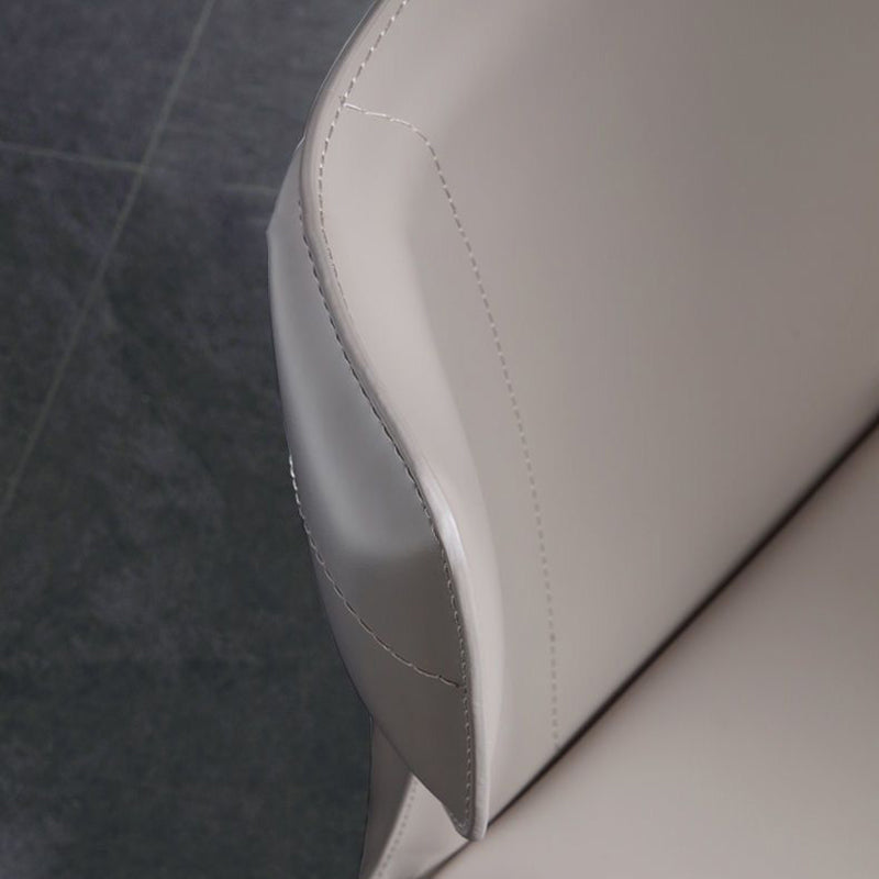 Contemporary Kitchen Leather Dining Chair Wingback Parsons Chair Clearhalo 'Dining Chairs' 'Dining Tables & Seating' 'dining_chair' 'furn' 'furn_dining_chair' 'Furniture' 'furniture_dining_chair' 'Kitchen & Dining Furniture' 4809482