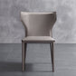 Contemporary Kitchen Leather Dining Chair Wingback Parsons Chair Clearhalo 'Dining Chairs' 'Dining Tables & Seating' 'dining_chair' 'furn' 'furn_dining_chair' 'Furniture' 'furniture_dining_chair' 'Kitchen & Dining Furniture' 4809488