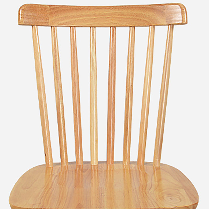 Glam Rubberwood Dining Room Chair Slat Back Side Chair (Set of 2) Clearhalo 'Dining Chairs' 'Dining Tables & Seating' 'dining_chair' 'furn' 'furn_dining_chair' 'Furniture' 'furniture_dining_chair' 'Kitchen & Dining Furniture' 4809546